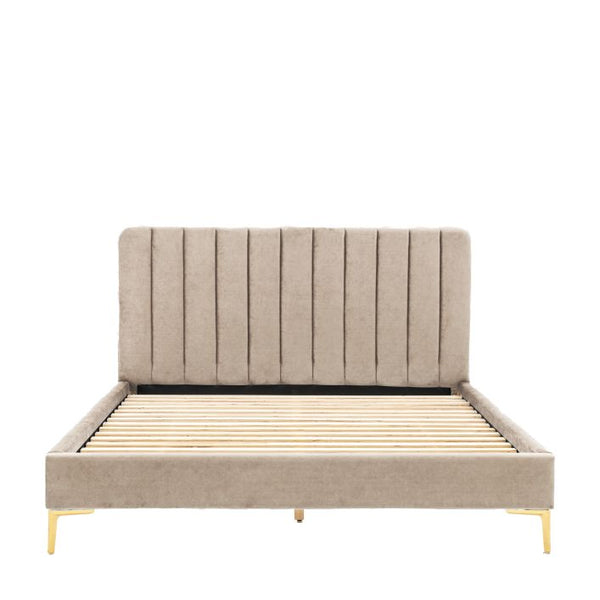 Ghedi Guinillo Double Bedstead Latte — SantoLusso®