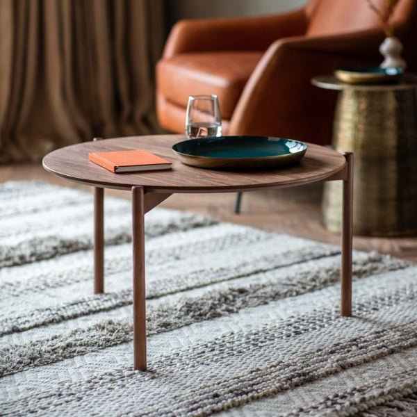 Ghedi Gurri Coffee Table Walnut — SantoLusso®