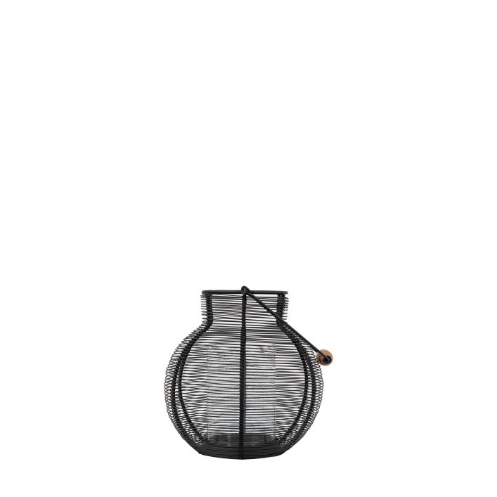 Ghedi Hispi Lantern Small Black — SantoLusso®