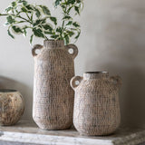 Ghedi Ica Vase Medium Earthy White — SantoLusso®