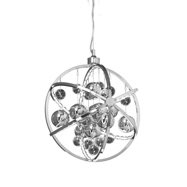 Ghedi Imanol Pendant Light Chrome 715-1780mm — SantoLusso®