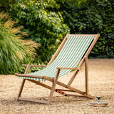 Ghedi Ippazio Deck Chair Verde Stripe — SantoLusso®