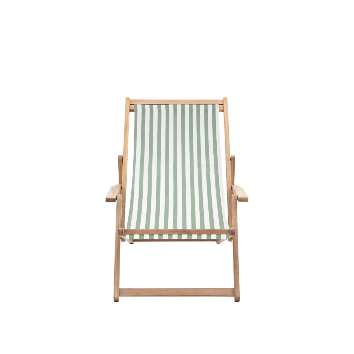 Ghedi Ippazio Deck Chair Verde Stripe — SantoLusso®