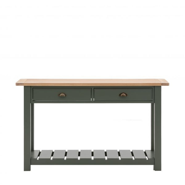 Ghedi Ivo 2 Drawer Console Moss — SantoLusso®
