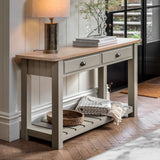 Ghedi Ivo 2 Drawer Console Prairie — SantoLusso®