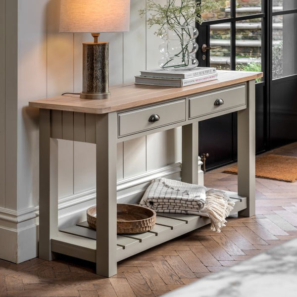 Ghedi Ivo 2 Drawer Console Prairie — SantoLusso®