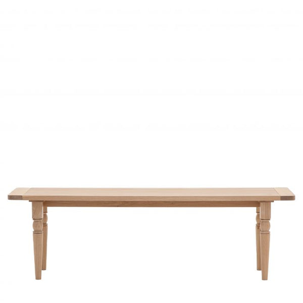 Ghedi Ivo Dining Bench Natural — SantoLusso®