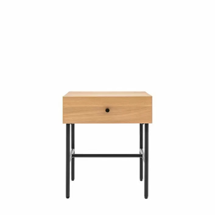 Ghedi Josiah 1 Drawer Bedside Table — SantoLusso®
