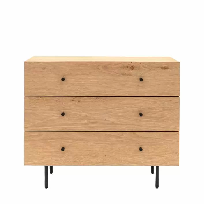 Ghedi Josiah 3 Drawer Chest — SantoLusso®