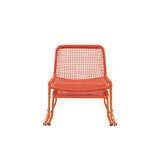 Ghedi Jussetto Lounge Chair with Footstool Orange — SantoLusso®