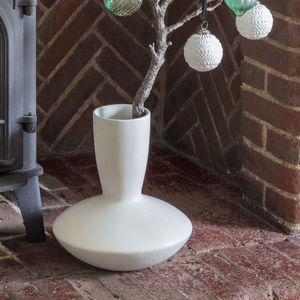 Ghedi Kami Vase White — SantoLusso®