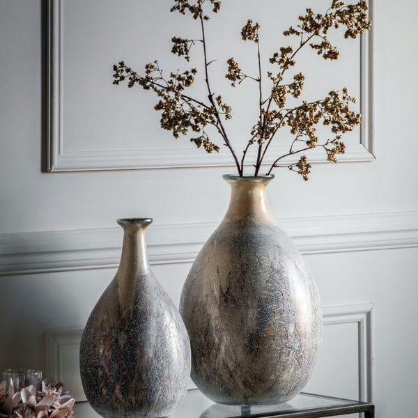 Ghedi Kya Vase Small Antique Gold — SantoLusso®