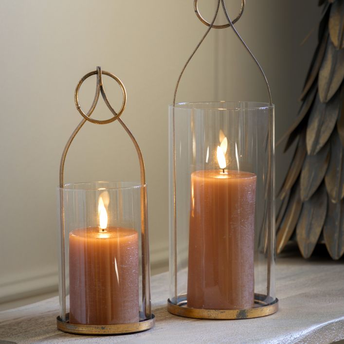 Ghedi Kyra Lantern Small Antique Gold — SantoLusso®