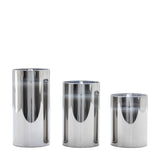 Ghedi LED Candle Grey Votive Set of 3 — SantoLusso®