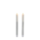 Ghedi LED Dinner Candle Set of 2 White — SantoLusso®
