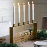 Ghedi LED Dinner Candle Set of 2 White — SantoLusso®