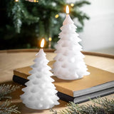 Ghedi LED Xmas Tree Candle 2 pack White — SantoLusso®