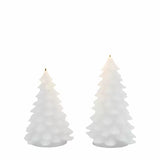 Ghedi LED Xmas Tree Candle 2 pack White — SantoLusso®