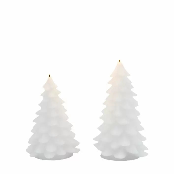 Ghedi LED Xmas Tree Candle 2 pack White — SantoLusso®