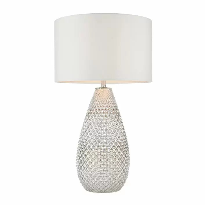 Ghedi Laguna Table Lamp Silver Mercury — SantoLusso®