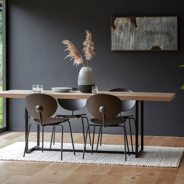 Ghedi Lemina Dining Table Grey — SantoLusso®