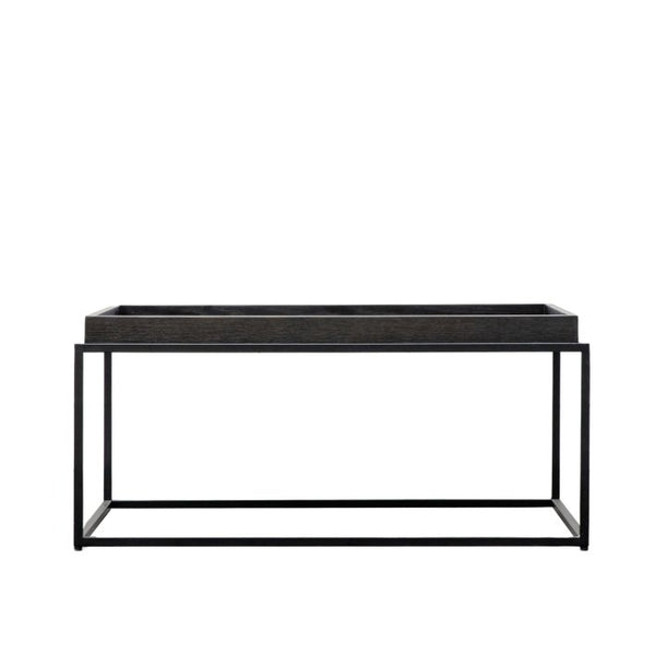 Ghedi Lemina Tray Coffee Table Black — SantoLusso®