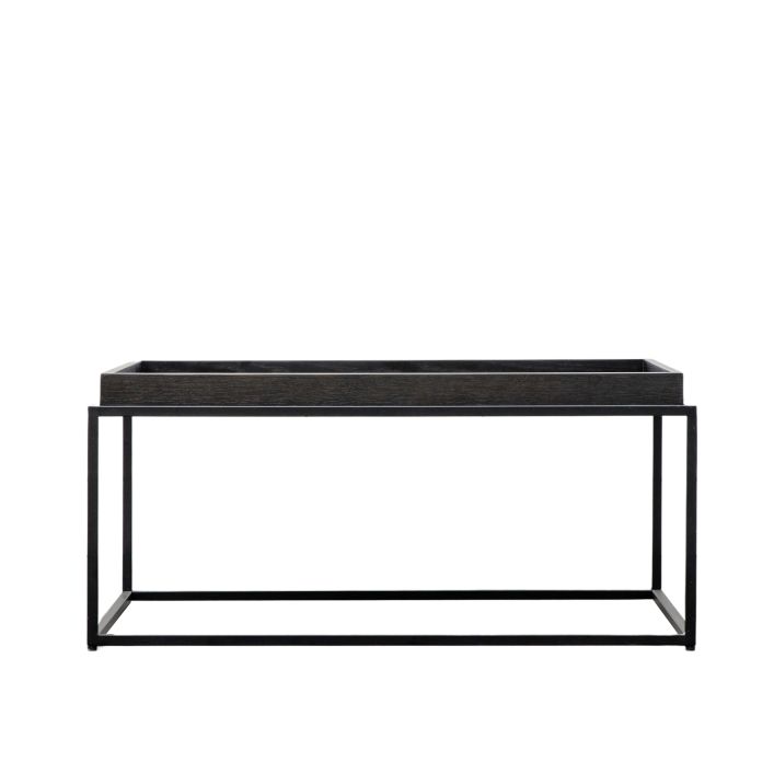 Ghedi Lemina Tray Coffee Table Black — SantoLusso®