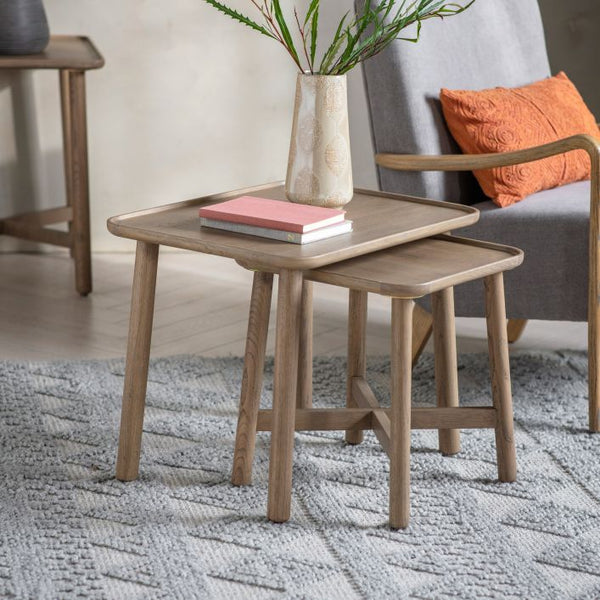 Ghedi Lencia Nest Of 2 Tables Grey — SantoLusso®