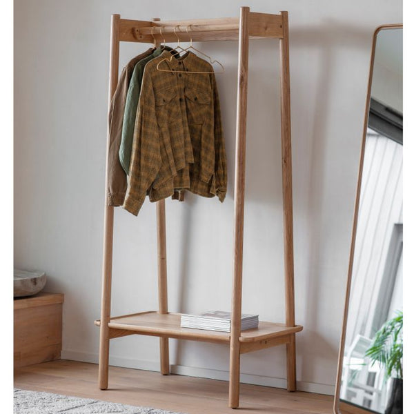 Ghedi Lencia Open Wardrobe Oak — SantoLusso®