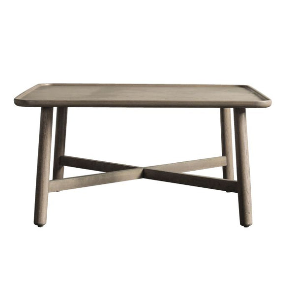 Ghedi Lencia Square Coffee Table Grey — SantoLusso®