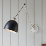 Ghedi Leonardo 1 Wall Light Nickel — SantoLusso®