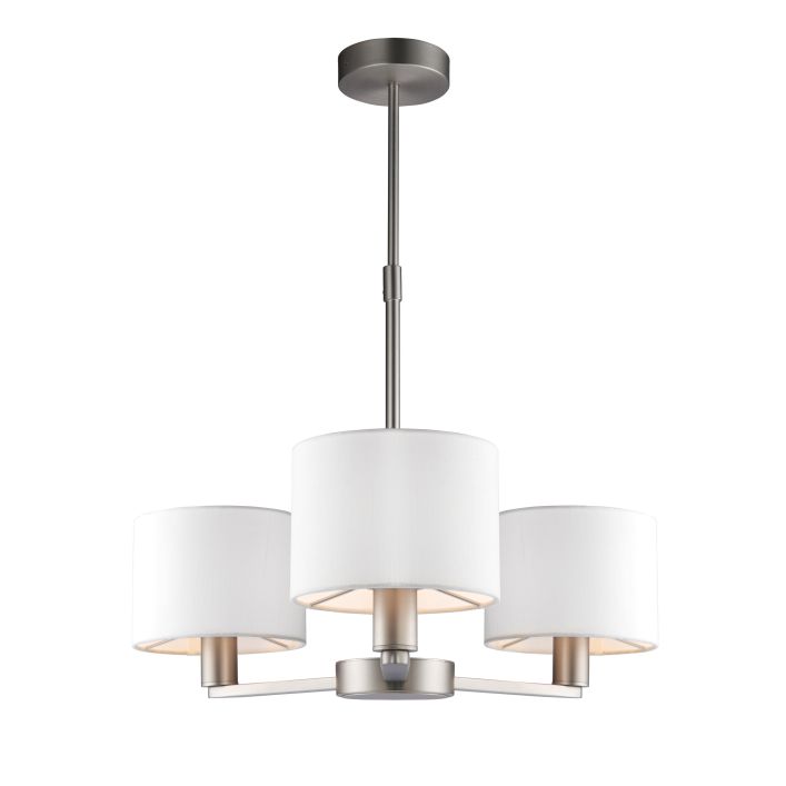 Ghedi Leone 3 Pendant Matt Nickel — SantoLusso®