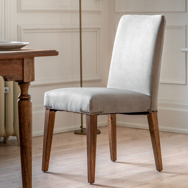 Ghedi Leraro Chair Dove Velvet (2 Pack) — SantoLusso®