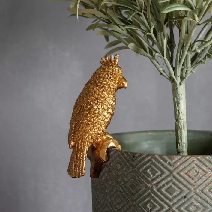 Ghedi Levi Parrot Pot Hanger Gold (2 Pack) — SantoLusso®