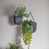 Ghedi Lexy Wall Planter (Set of 2) Black — SantoLusso®