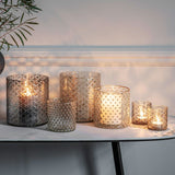 Ghedi Lorna Tealight Holder Grey (2 Pack) — SantoLusso®