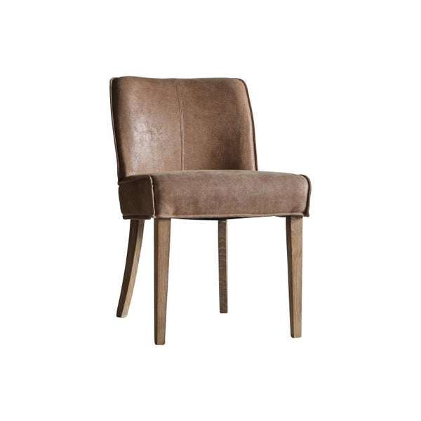 Ghedi Lucetti Chair Brown Leather (2 Pack) — SantoLusso®