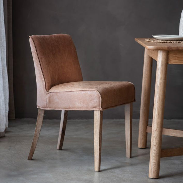 Ghedi Lucetti Chair Brown Leather (2 Pack) — SantoLusso®
