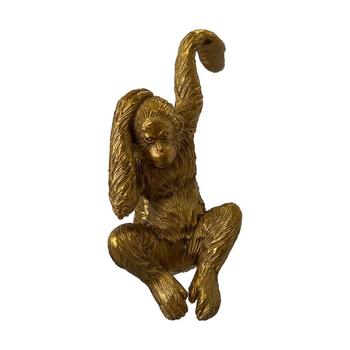 Ghedi Luis Orangutan Pot Hanger Gold (2 Pack) — SantoLusso®
