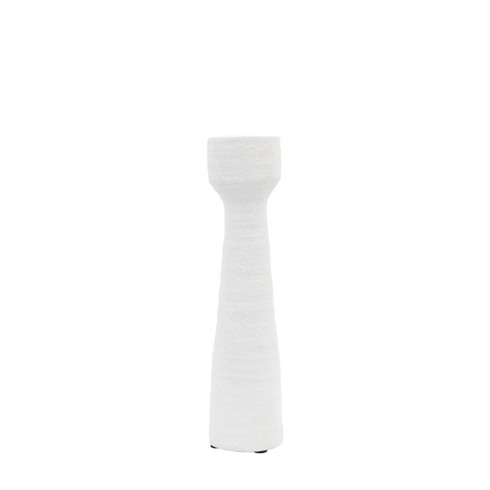 Ghedi Luna Candlestick Small White Set of 2 — SantoLusso®