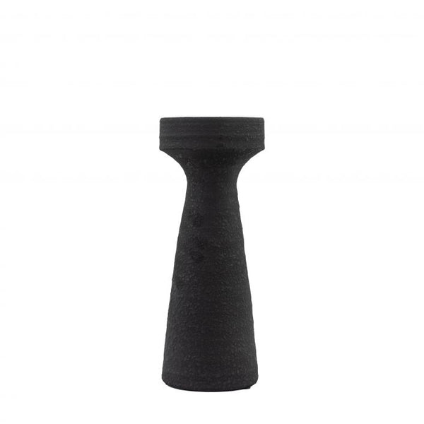 Ghedi Luna Pillar Holder Black — SantoLusso®
