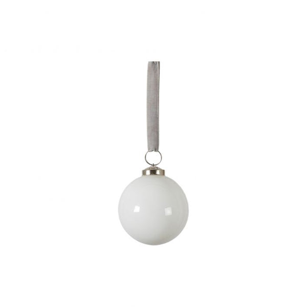Ghedi Lunar Assorted Bauble White Set of 6 Small — SantoLusso®