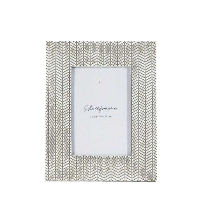 Ghedi Manni Photo Frame 4x6 Distressed Grey — SantoLusso®