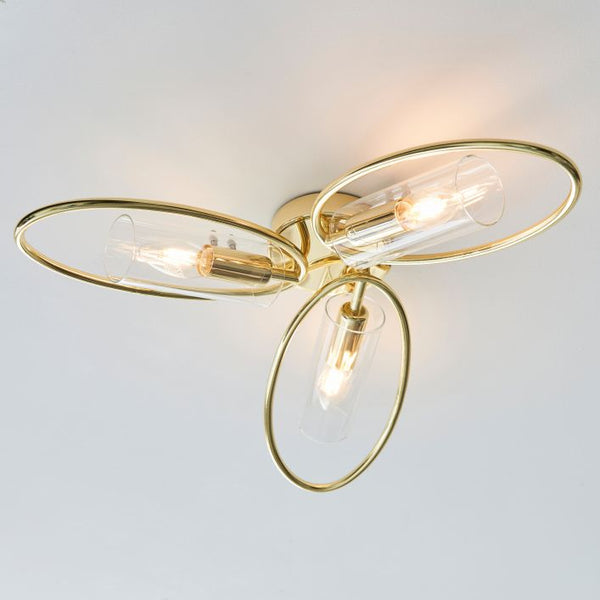 Ghedi Mela 3 Ceiling Polished Brass — SantoLusso®