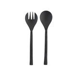 Ghedi Mette Salad Servers (Set of 2) Matt Black — SantoLusso®