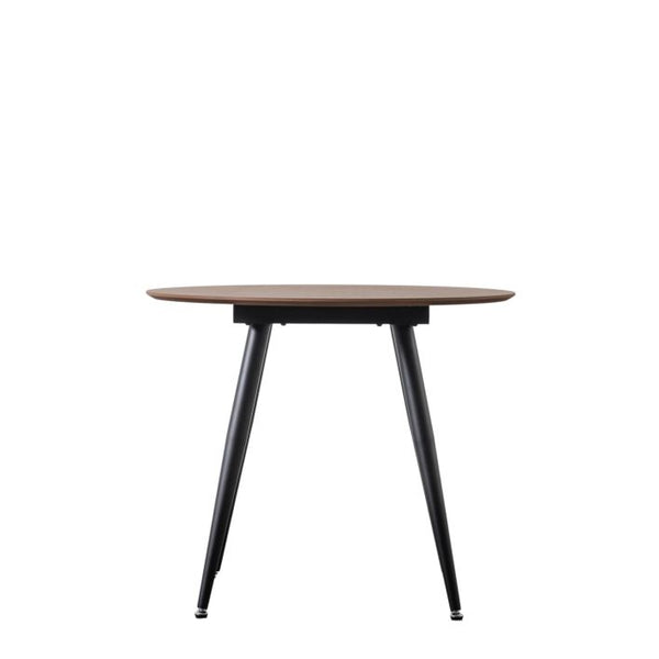 Ghedi Miera Round Dining Table Walnut — SantoLusso®