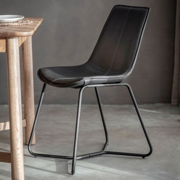 Ghedi Mosso Chair Charcoal (2 Pack) — SantoLusso®
