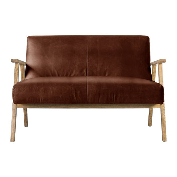 Ghedi Nadarro 2 Seater Sofa Vintage Brown Leather — SantoLusso®