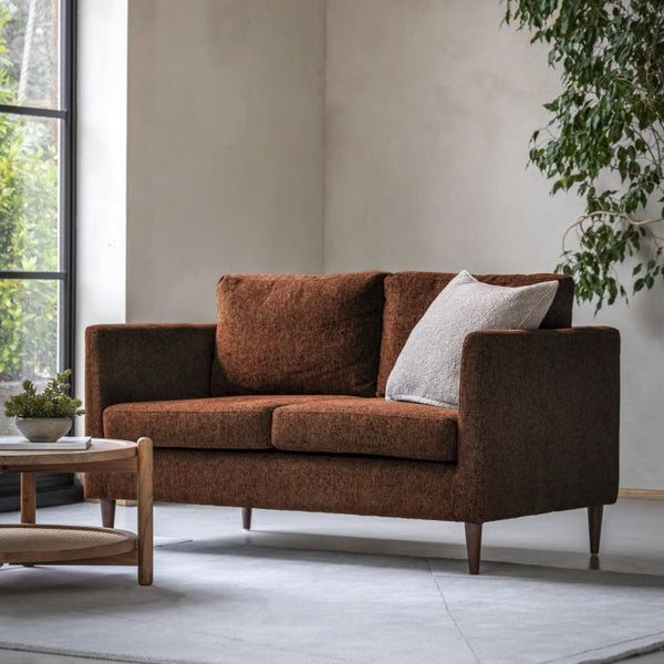 Ghedi Nelanno Sofa 2 Seater Rust — SantoLusso®