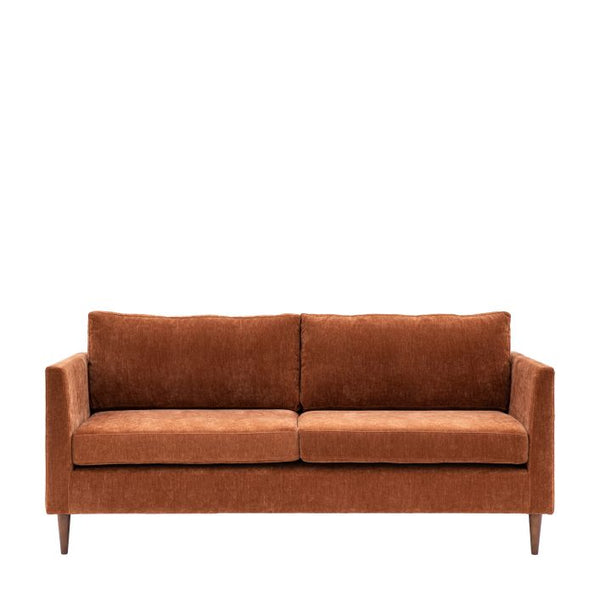 Ghedi Nelanno Sofa 3 Seater Rust — SantoLusso®